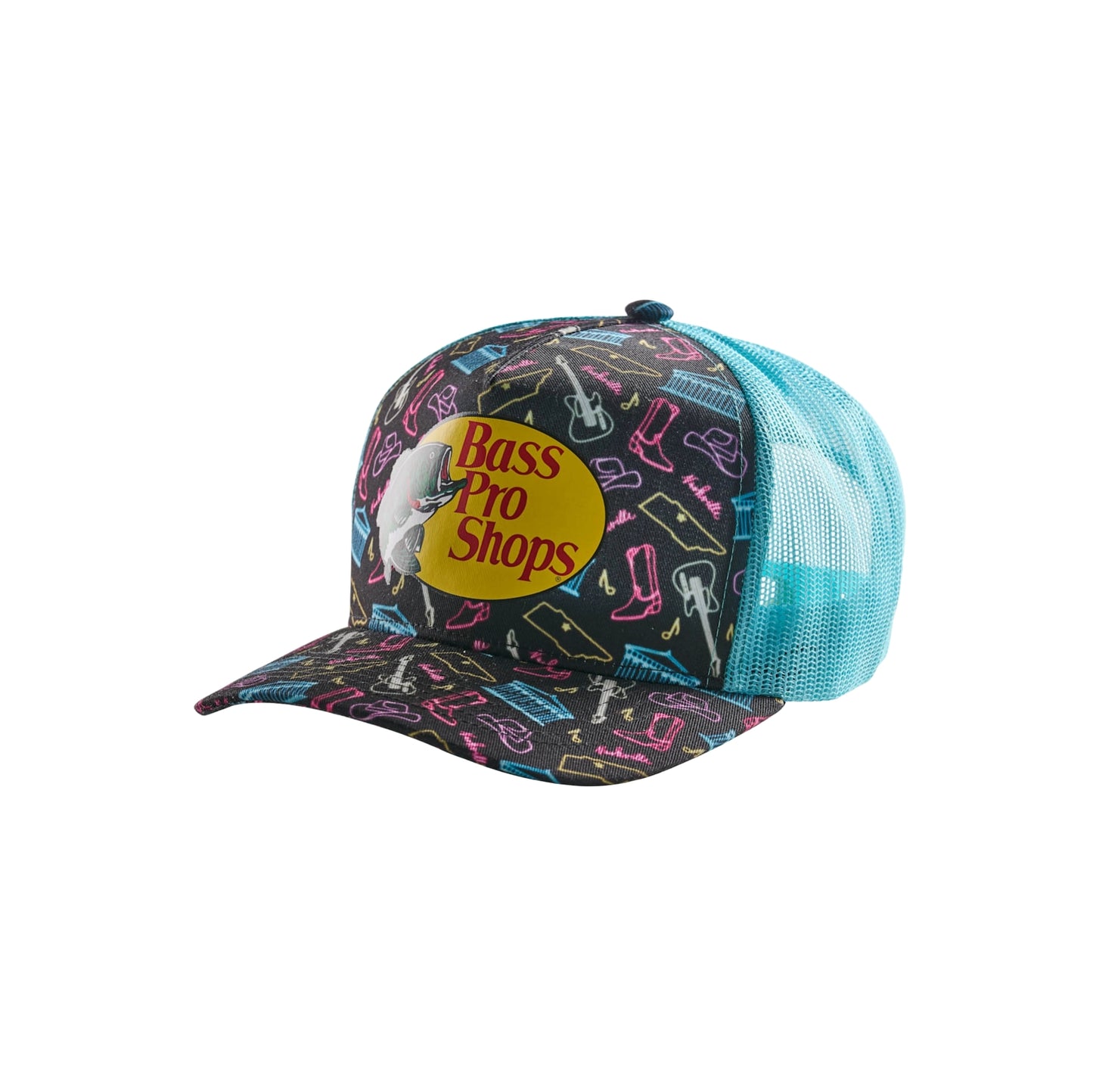 Bass Pro Shops Neon Nashville Snapback Cap