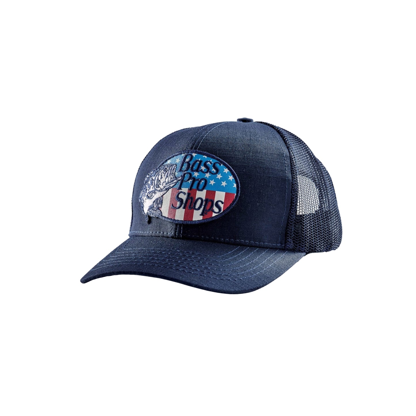 Bass Pro Shops Flag Logo Patch Mesh-Back Cap